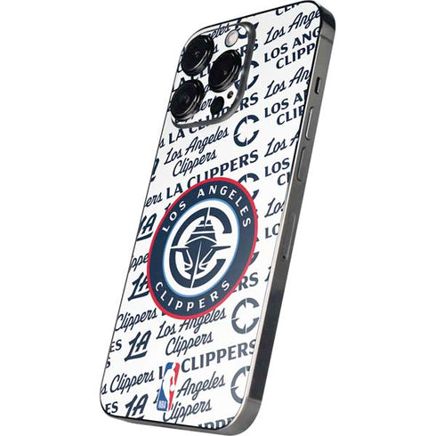NBA Los Angeles Clippers Blast Text iPhone 16 Pro Skin